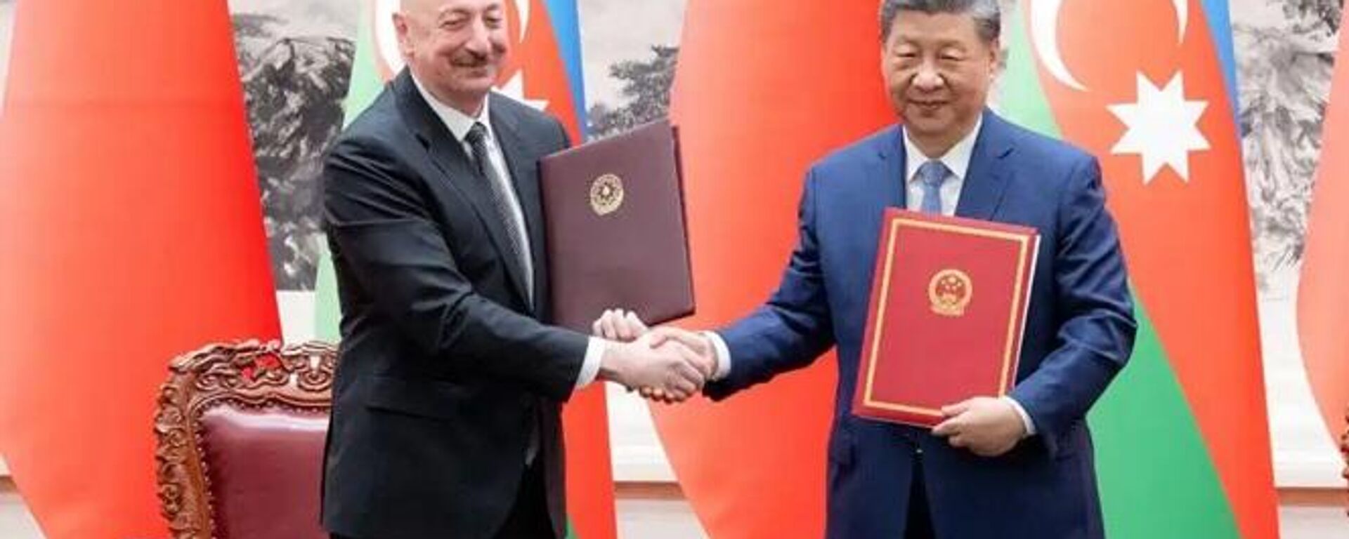 習近平和阿塞拜疆總統阿利耶夫 - 俄羅斯衛星通訊社, 1920, 23.04.2025