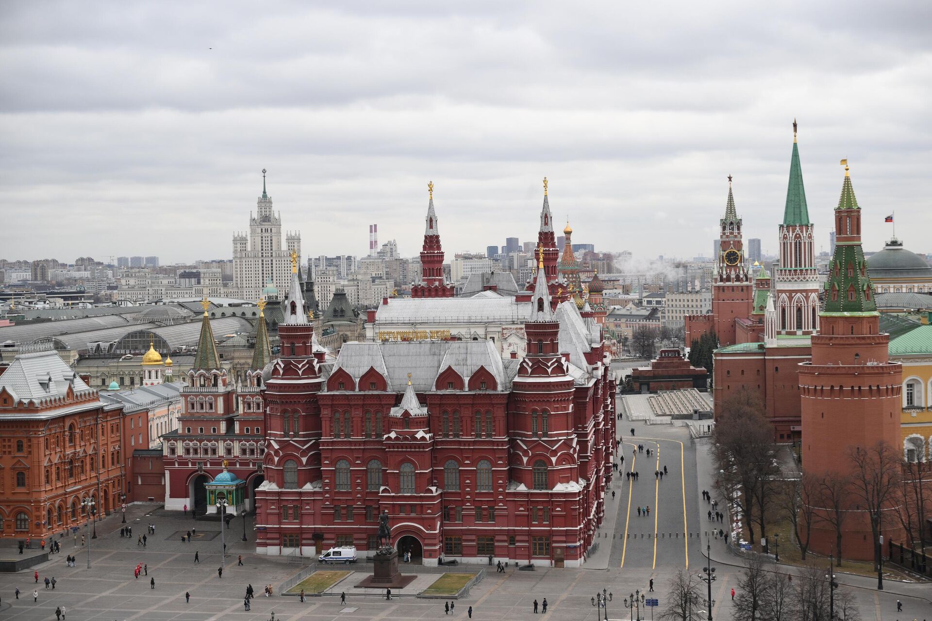 11 Здание Государственного исторического музея в Москве. 11 Здание Государственного исторического музея в Москве. - 俄罗斯卫星通讯社, 1920, 07.05.2025