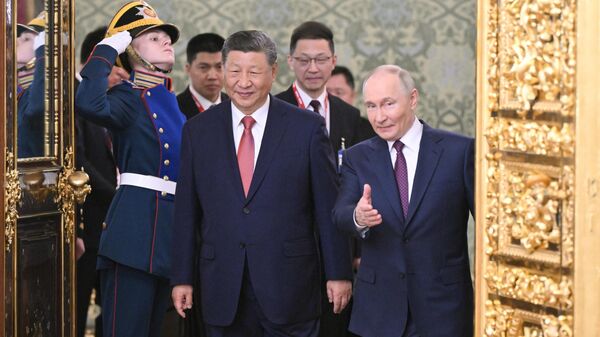 普京为习近平组织参观克里姆林宫 - 俄罗斯卫星通讯社