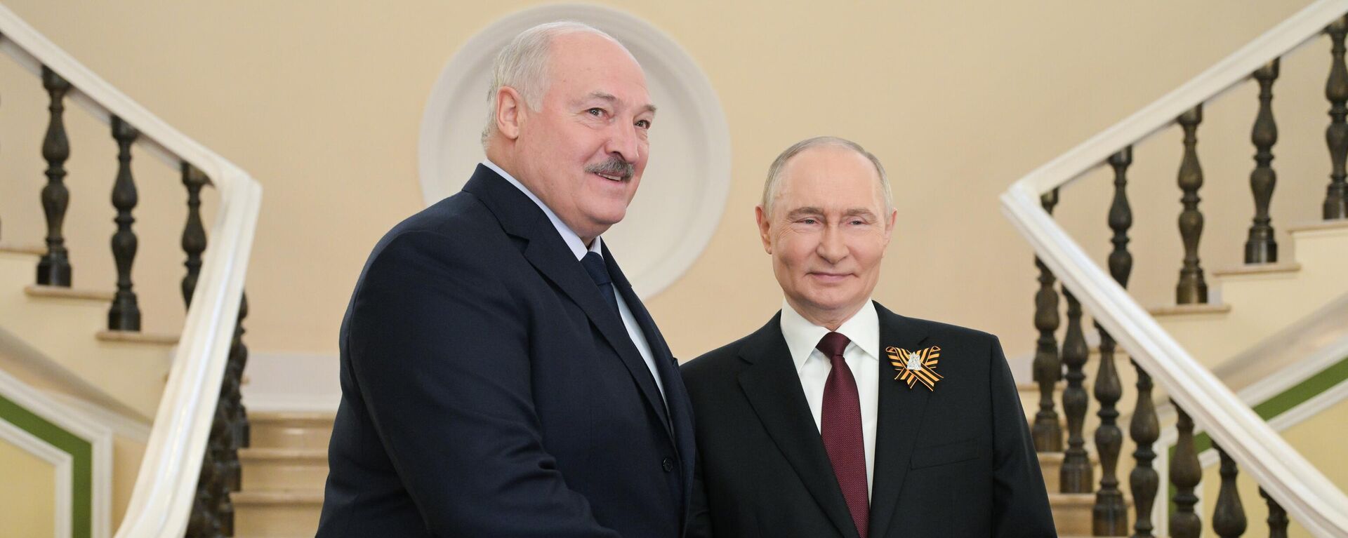 白俄總統新聞局：盧卡申科向普京致以生日祝賀 - 俄羅斯衛星通訊社, 1920, 07.10.2025