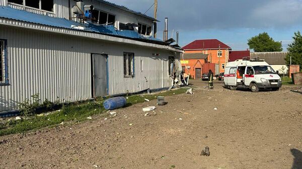 Последствия массированного удара ВСУ по Льгову в Курской области - 俄罗斯卫星通讯社