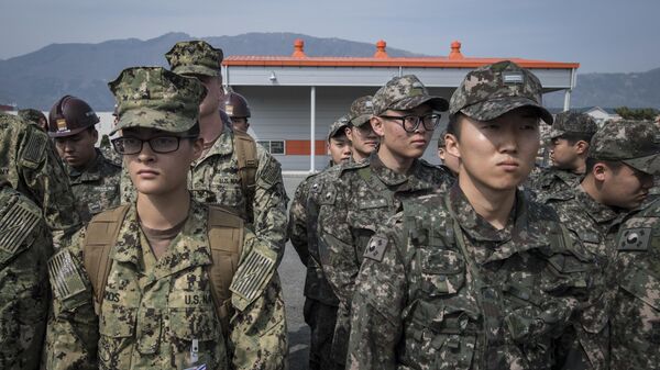 韩国和美国军队 - 俄罗斯卫星通讯社