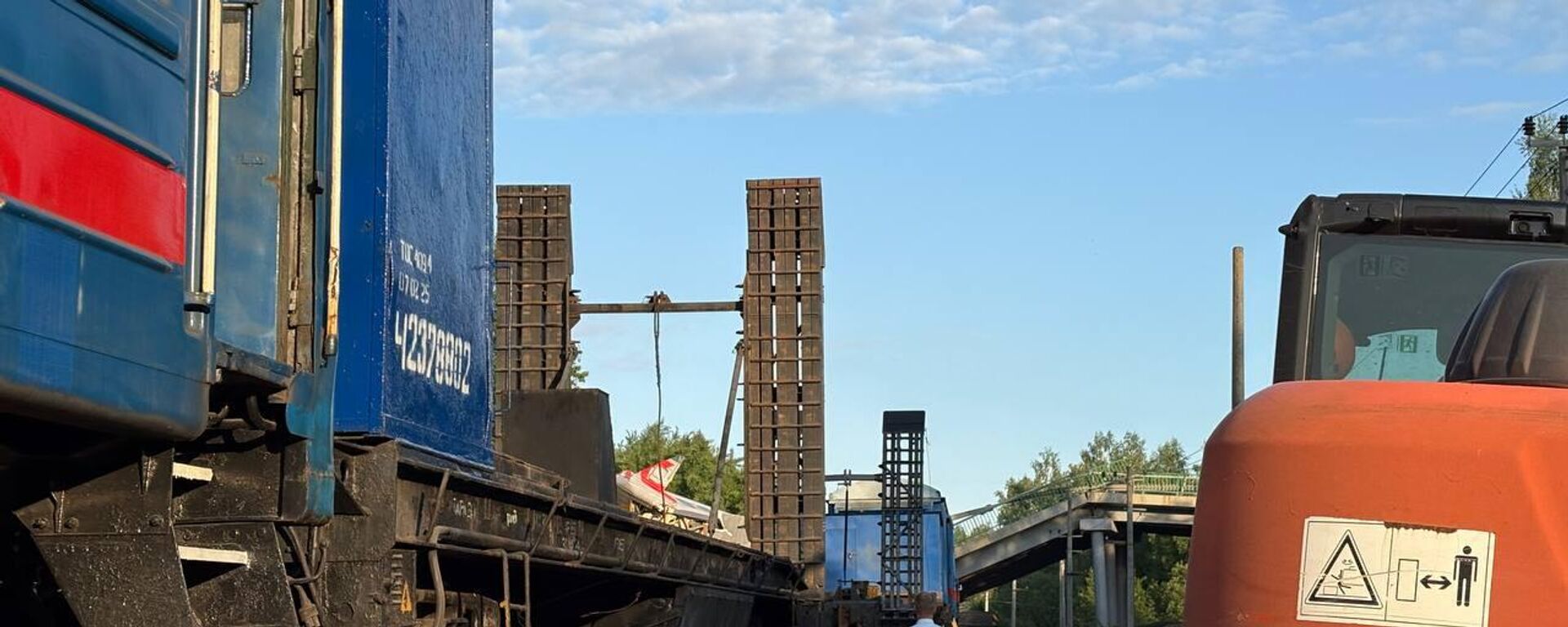 火車脫軌 - 俄羅斯衛星通訊社, 1920, 01.06.2025