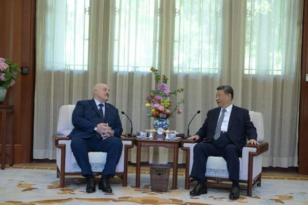 卢卡申科与习近平在北京举行会晤 卢卡申科与习近平在北京举行会晤 - 俄罗斯卫星通讯社