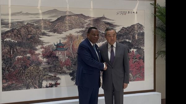 刚果共和国外交部长让-克洛德·加科索会见中国外交部长王毅 - 俄罗斯卫星通讯社