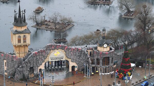 莫斯科动物园的正门 - 俄罗斯卫星通讯社