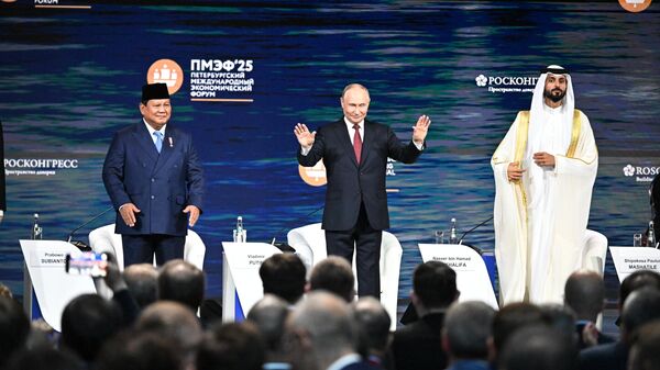 俄總統普京在2025年聖彼得堡國際經濟論壇全會發表講話 - 俄羅斯衛星通訊社