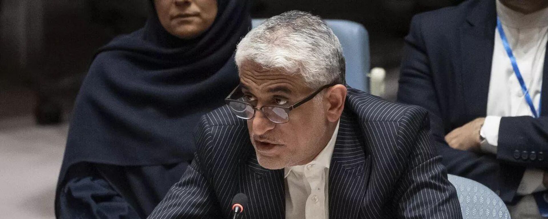 伊朗常驻联合国代表伊拉瓦尼 - 俄罗斯卫星通讯社, 1920, 12.03.2026