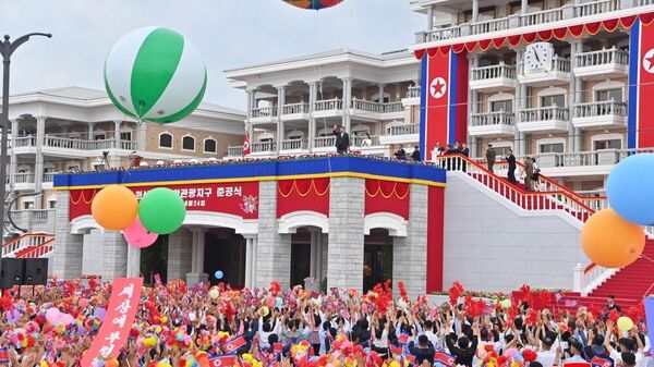 金正恩为元山新旅游区揭幕 - 俄罗斯卫星通讯社