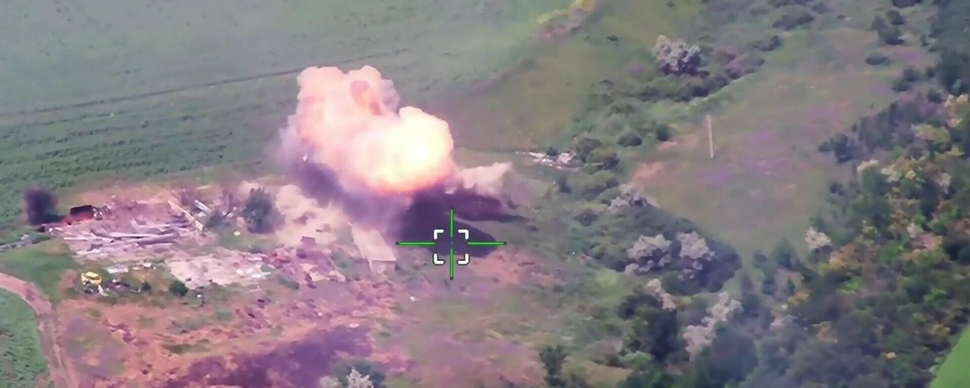 俄军借助“天竺葵”无人机摧毁乌军在顿涅茨克人民共和国一临时部署点 - 俄罗斯卫星通讯社, 1920, 01.07.2025