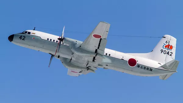 日本YS-11M偵察機 資料圖 - 俄羅斯衛星通訊社