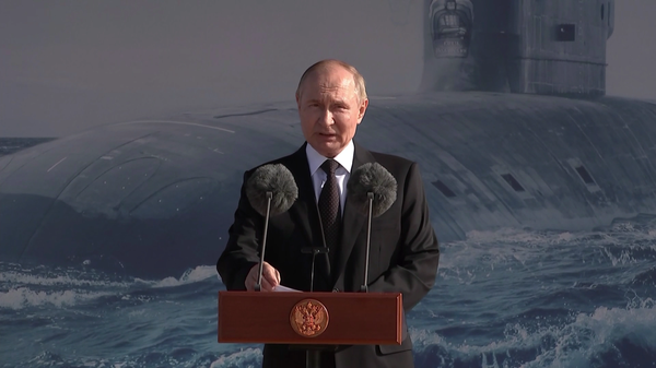 普京：“北风之神”A级核潜艇是俄罗斯海基核力量的中坚力量 - 俄罗斯卫星通讯社