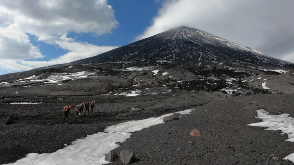堪察加半岛克柳切夫火山 - 俄罗斯卫星通讯社