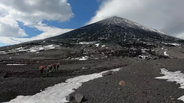 堪察加半島克柳切夫火山 - 俄羅斯衛星通訊社