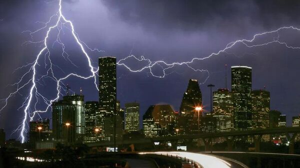 德克萨斯州的闪电（资料图片） - 俄罗斯卫星通讯社