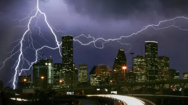 德克薩斯州的閃電（資料圖片） - 俄羅斯衛星通訊社