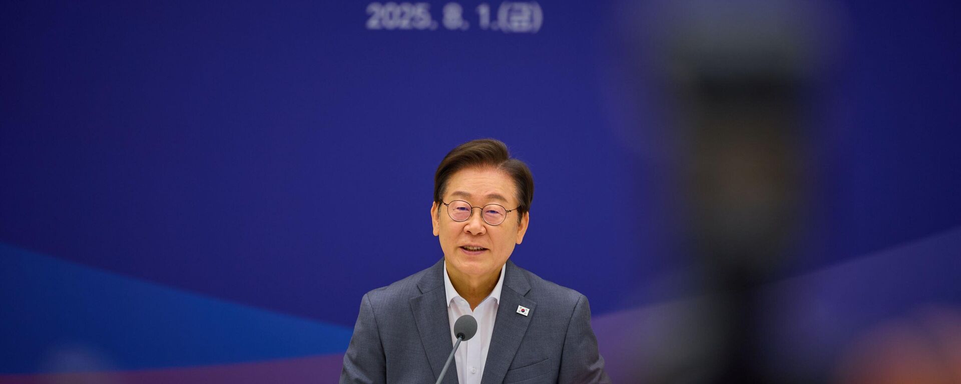 李在明 - 俄罗斯卫星通讯社, 1920, 18.08.2025