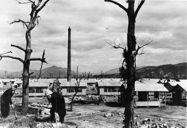 1946年3月，廣島市在廢墟之上建造新房屋。 - 俄羅斯衛星通訊社