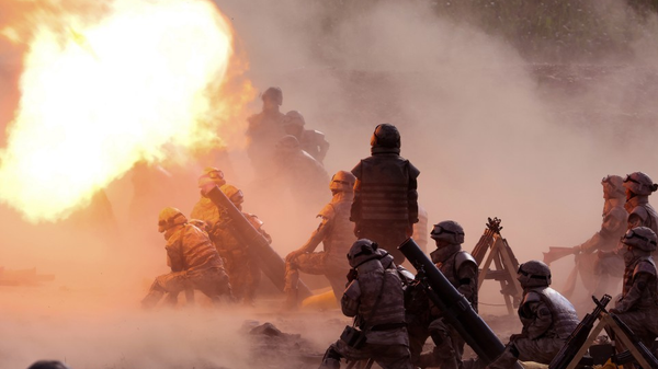 朝鮮人民軍大聯合部隊所屬炮兵部隊射擊訓練比賽舉行 - 俄羅斯衛星通訊社