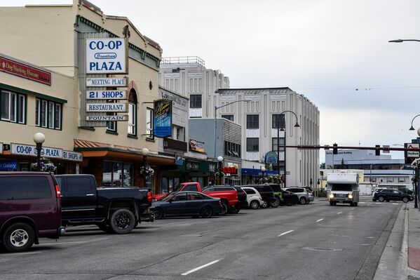 阿拉斯加费尔班克斯市中心。 - 俄罗斯卫星通讯社