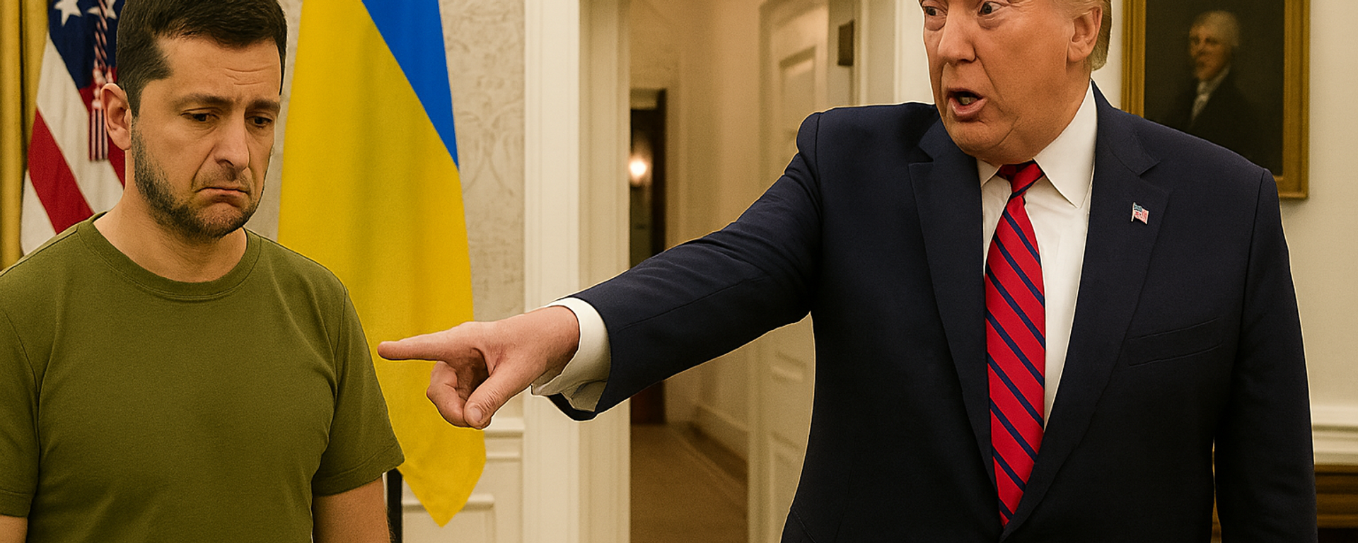 德国专家：泽连斯基再遭白宫羞辱性驱逐完全可能 - 俄罗斯卫星通讯社, 1920, 18.08.2025