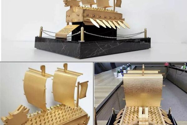 金属“龟船”模型 - 俄罗斯卫星通讯社