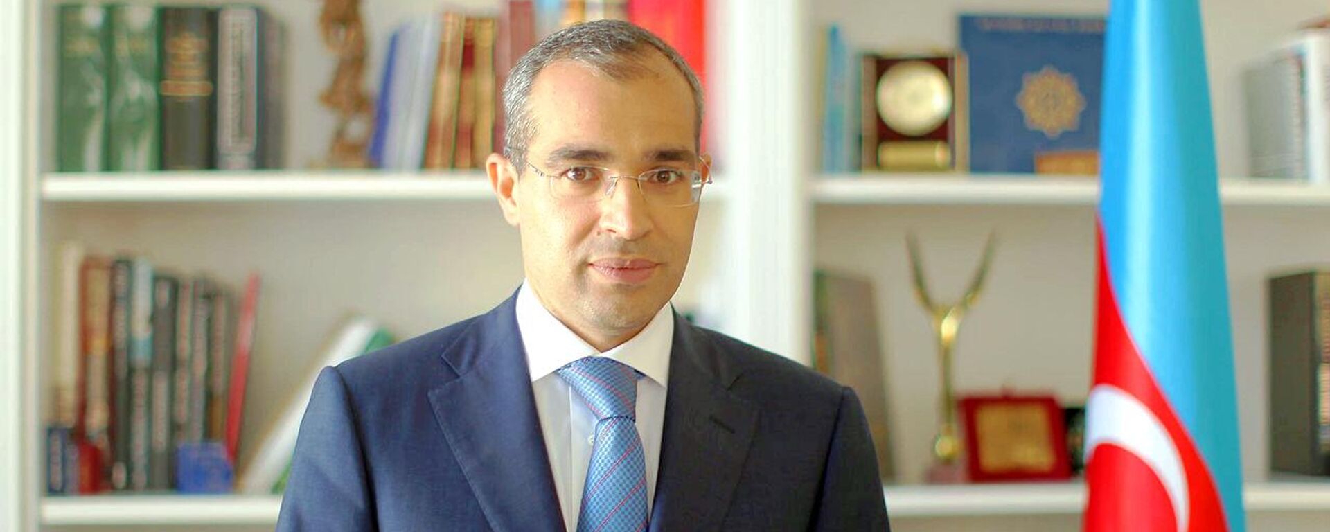 阿塞拜疆經濟部長賈巴羅夫 - 俄羅斯衛星通訊社, 1920, 27.08.2025