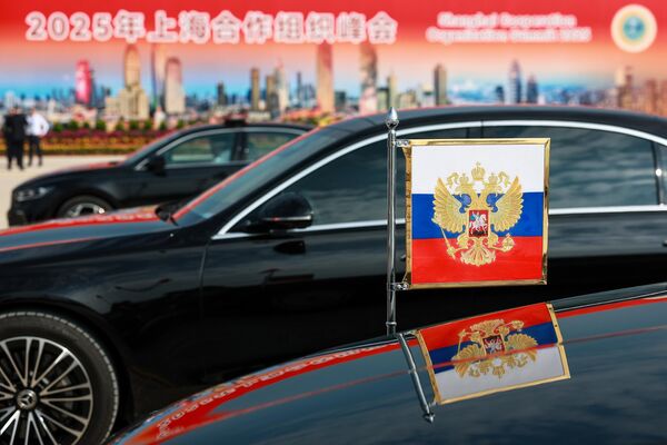 俄总统普京乘机抵达天津 俄总统普京乘机抵达天津 - 俄罗斯卫星通讯社