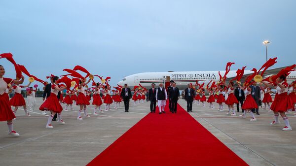 印度總理莫迪抵達天津 - 俄羅斯衛星通訊社