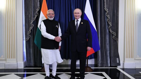 普京：俄印特惠战略伙伴关系积极发展 - 俄罗斯卫星通讯社