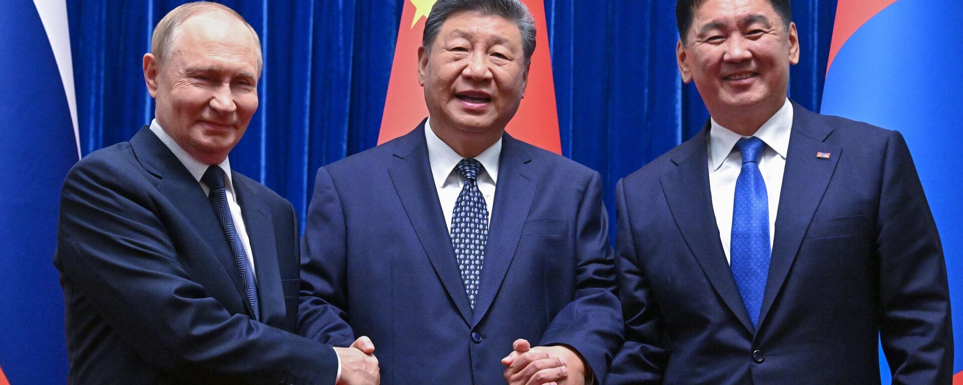 蒙古国总统：蒙古国努力深化蒙俄中三边关系 - 俄罗斯卫星通讯社, 1920, 02.09.2025