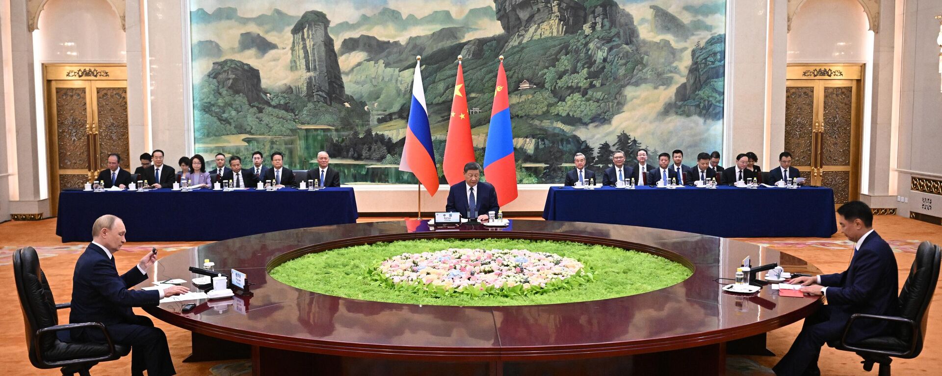 习近平主持中俄蒙元首第七次会晤 - 俄罗斯卫星通讯社, 1920, 02.09.2025