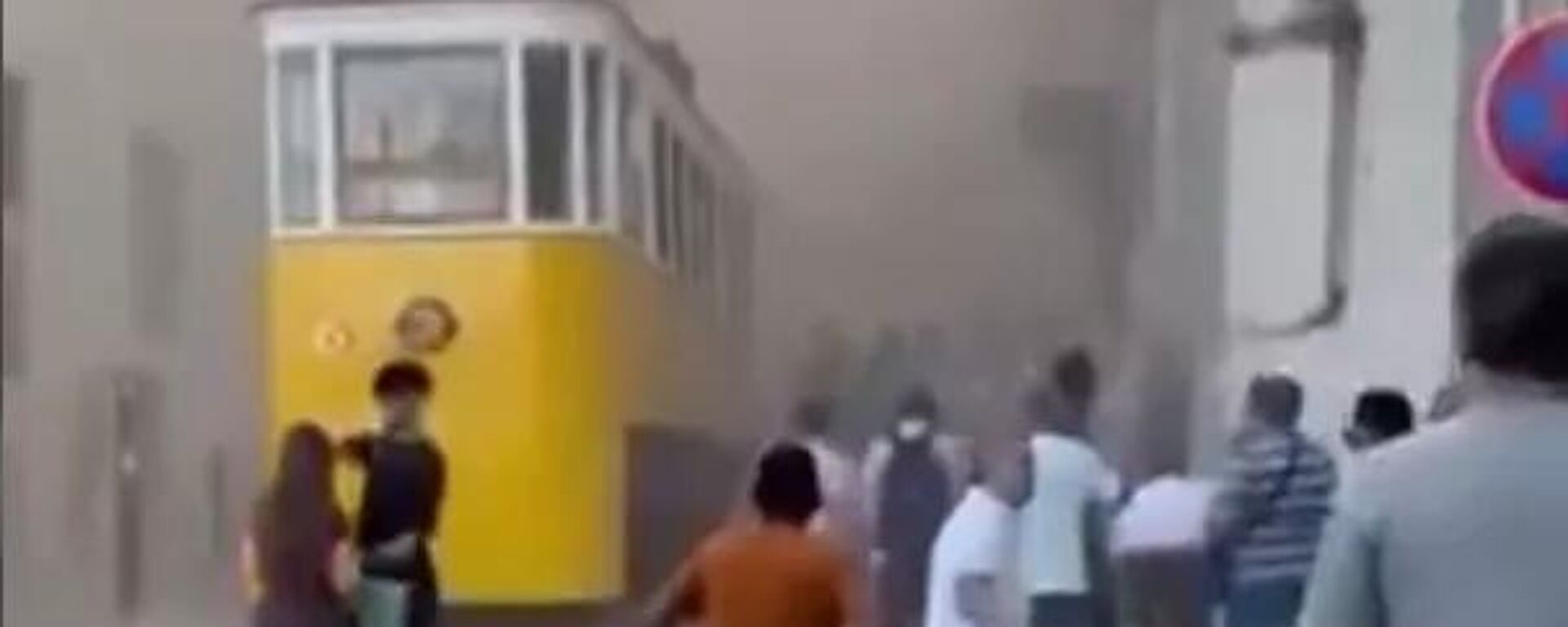 里斯本缆车侧翻出轨事故（资料图片） - 俄罗斯卫星通讯社, 1920, 04.09.2025