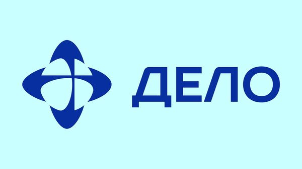 俄罗斯德洛 (DELO) 集团标志 - 俄罗斯卫星通讯社