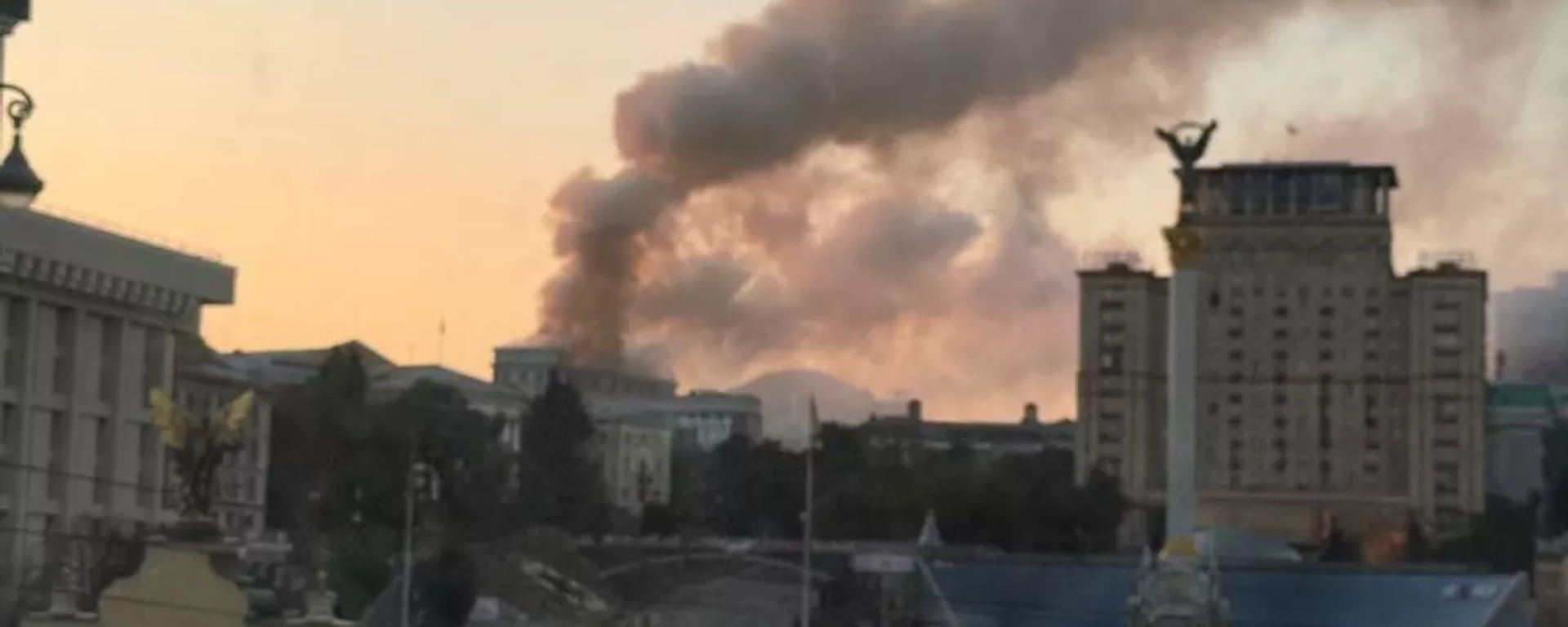 基辅政府大楼冒烟 - 俄罗斯卫星通讯社, 1920, 07.09.2025