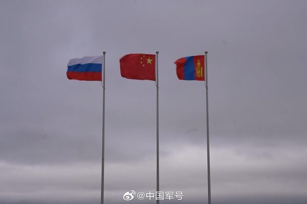 中俄蒙首次举行边防合作联合演练 中俄蒙首次举行边防合作联合演练 - 俄罗斯卫星通讯社