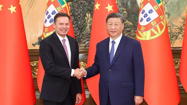 習近平會見葡萄牙總理蒙特內格羅 - 俄羅斯衛星通訊社