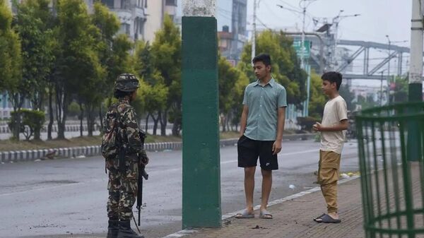 俄游客：尼泊尔军方在加德满都恢复秩序 - 俄罗斯卫星通讯社