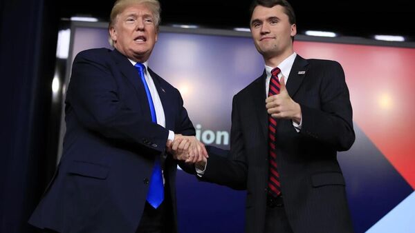 唐纳德·特朗普和查理·柯克 - 俄罗斯卫星通讯社