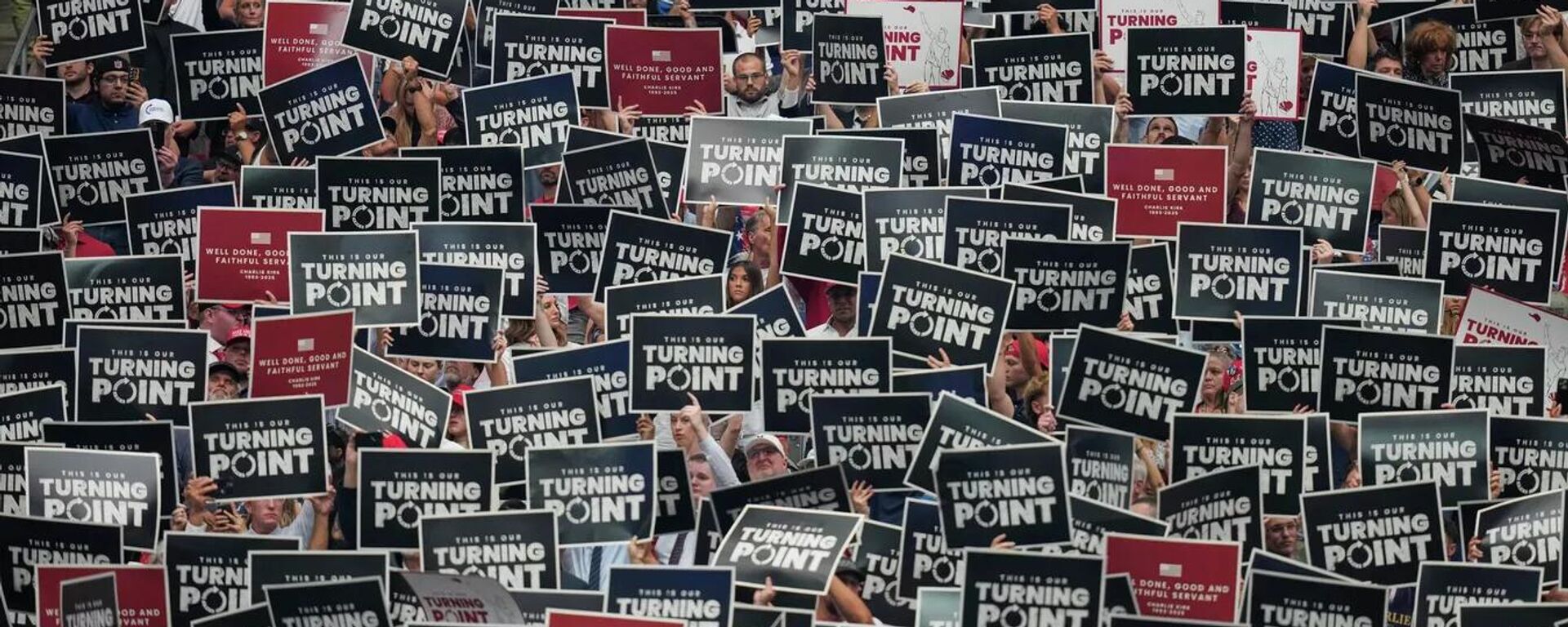 遇害政治家兼活動家查理·柯克的追悼會 - 俄羅斯衛星通訊社, 1920, 22.09.2025