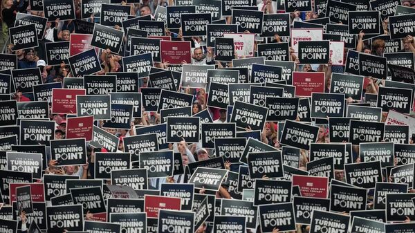 遇害政治家兼活动家查理·柯克的追悼会 - 俄罗斯卫星通讯社