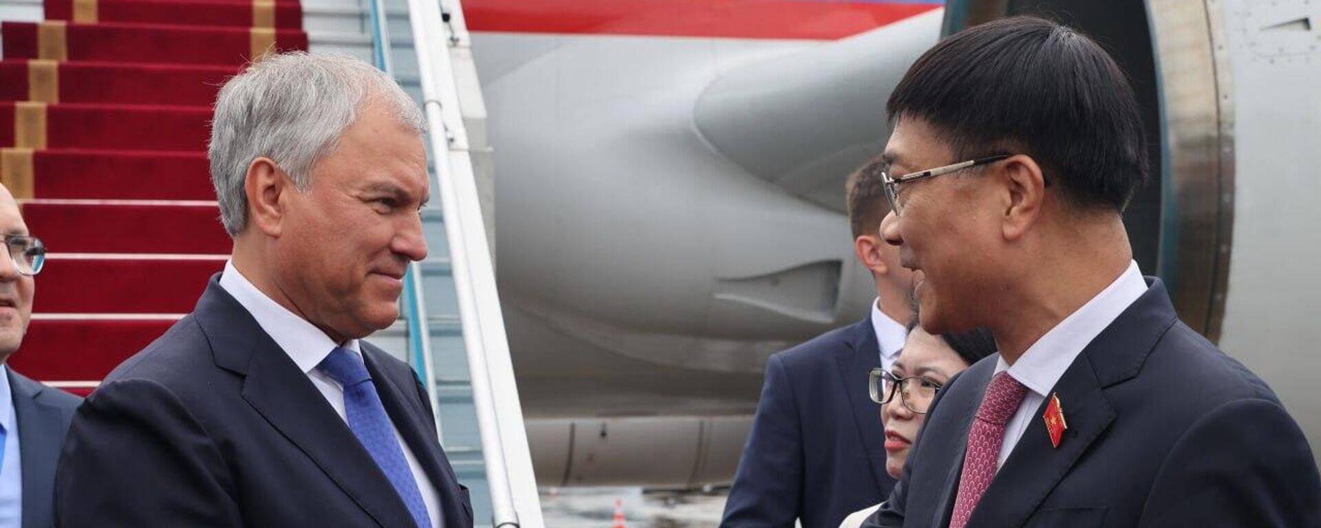 俄國家杜馬主席抵達越南進行正式訪問 - 俄羅斯衛星通訊社, 1920, 28.09.2025