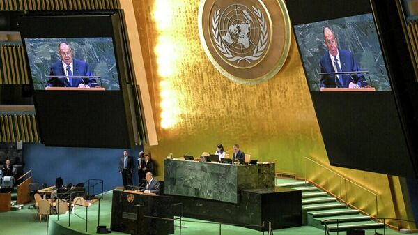 俄罗斯外交部长谢尔盖·拉夫罗夫出席第80届联合国大会一般性辩论并发表讲话 - 俄罗斯卫星通讯社