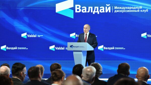 瓦尔代俱乐部全体会议在索契开幕，普京出席本次会议 - 俄罗斯卫星通讯社