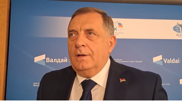 波黑塞族共和国总统米洛拉德·多迪克谈：普京在瓦尔代论坛就多极世界应该如何发展 - 俄罗斯卫星通讯社