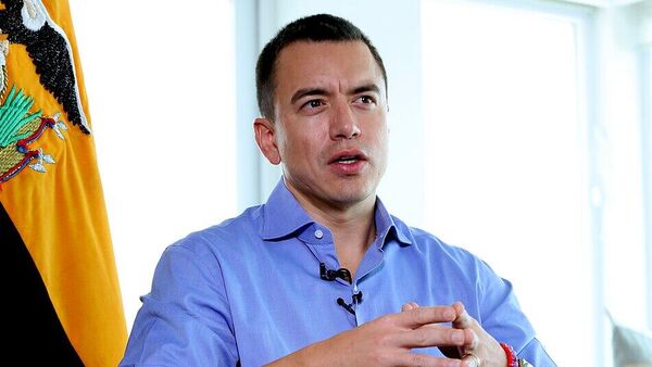 厄瓜多尔总统丹尼尔·诺沃亚 - 俄罗斯卫星通讯社