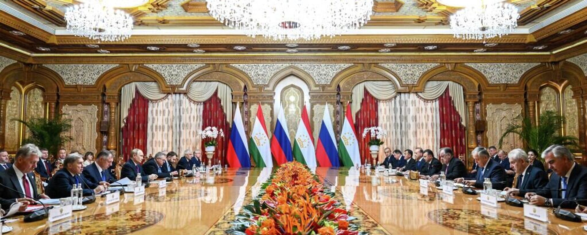 普京和拉赫蒙签署俄塔深化合作声明 - 俄罗斯卫星通讯社, 1920, 09.10.2025