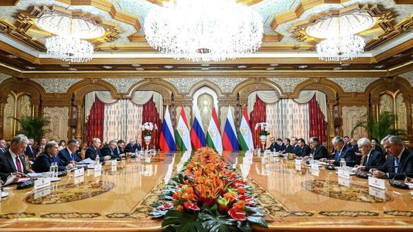 普京和拉赫蒙签署俄塔深化合作声明 - 俄罗斯卫星通讯社