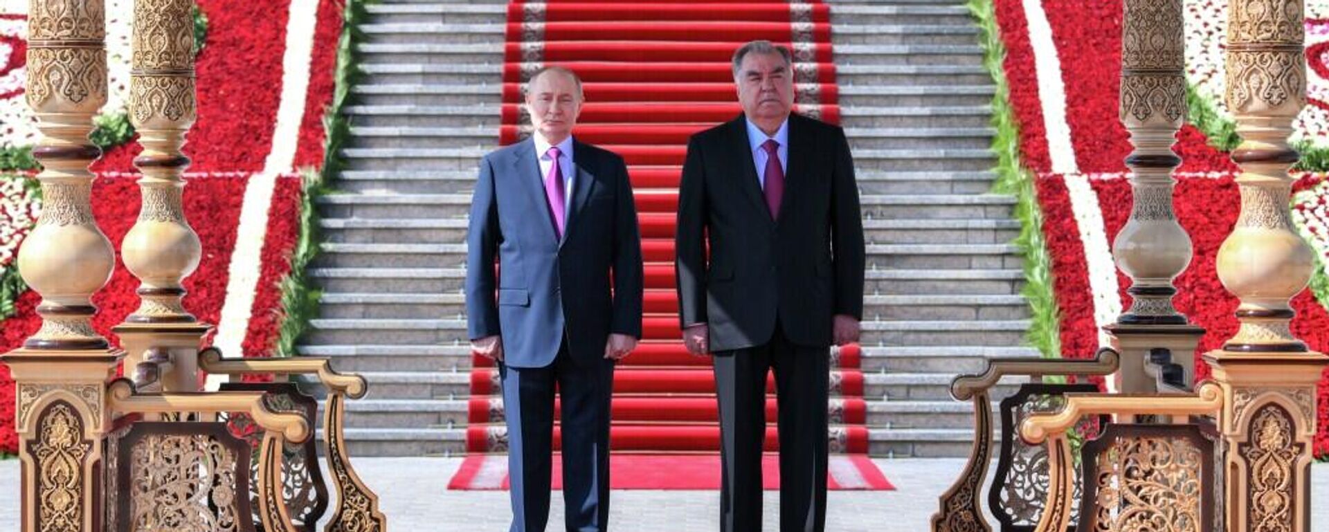 普京：与塔吉克斯坦总统讨论国际和地区问题 - 俄罗斯卫星通讯社, 1920, 09.10.2025