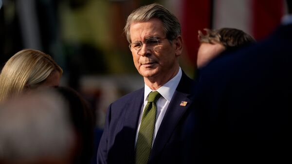 美國財政部長斯科特•貝森特 - 俄羅斯衛星通訊社